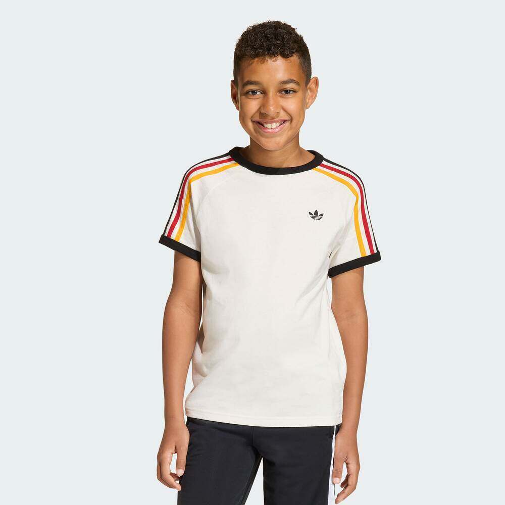 adidas阿迪达斯男大童3 STRIPE TEE运动休闲短袖T恤KQ8369