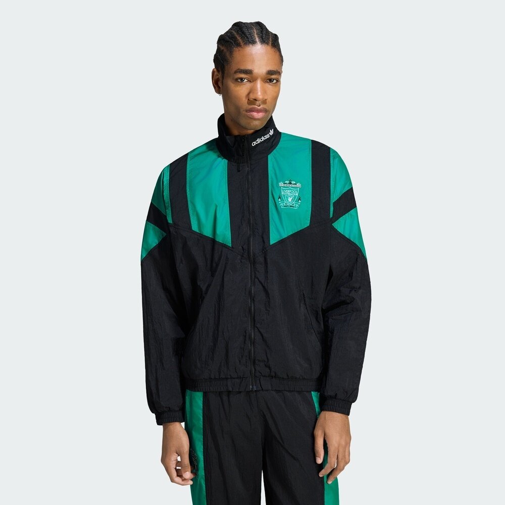 滔搏adidas阿迪达斯男子LFC EQT TT运动休闲夹克外套KG2910