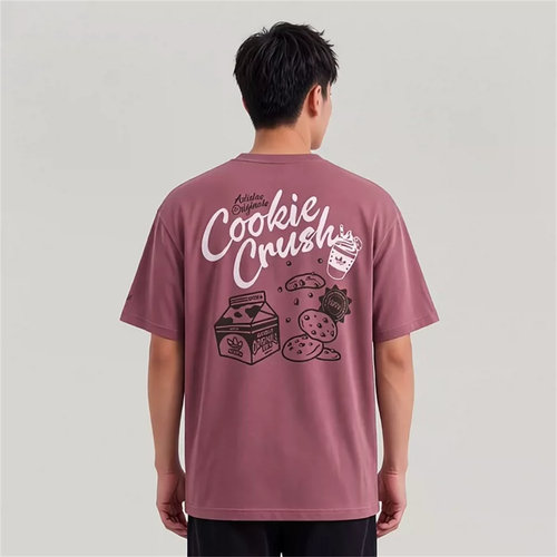滔搏adidas阿迪达斯三叶草男子FOOD TEE SS运动休闲短袖T恤LC6508