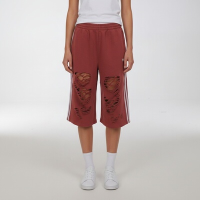 滔搏adidas阿迪达斯三叶草女子KNIT JORTS W运动休闲中裤LE7123