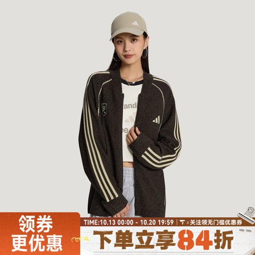 滔搏adidas阿迪达斯男女M KNIT CARDIGAN运动针织开衫外套LF5894