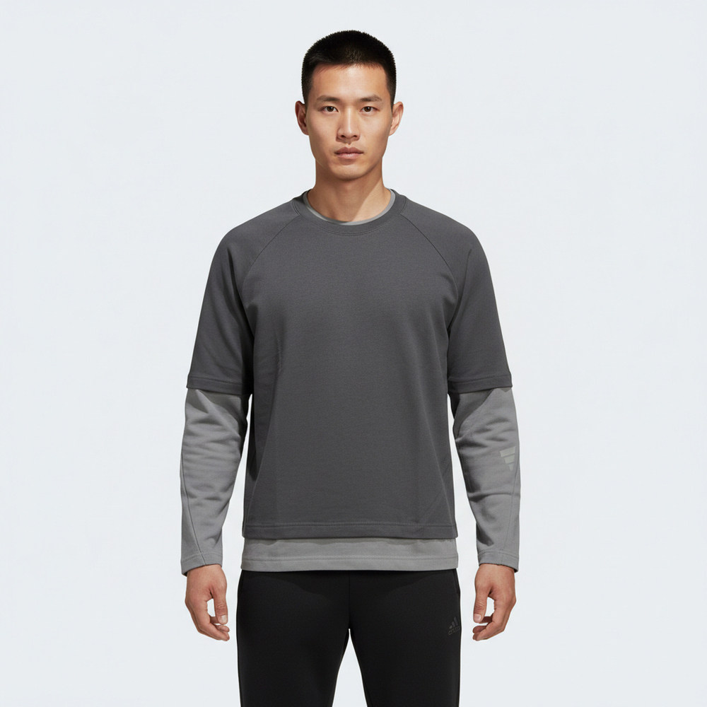 滔搏adidas阿迪达斯男子 M TEE LS运动休闲长袖T恤KU5303