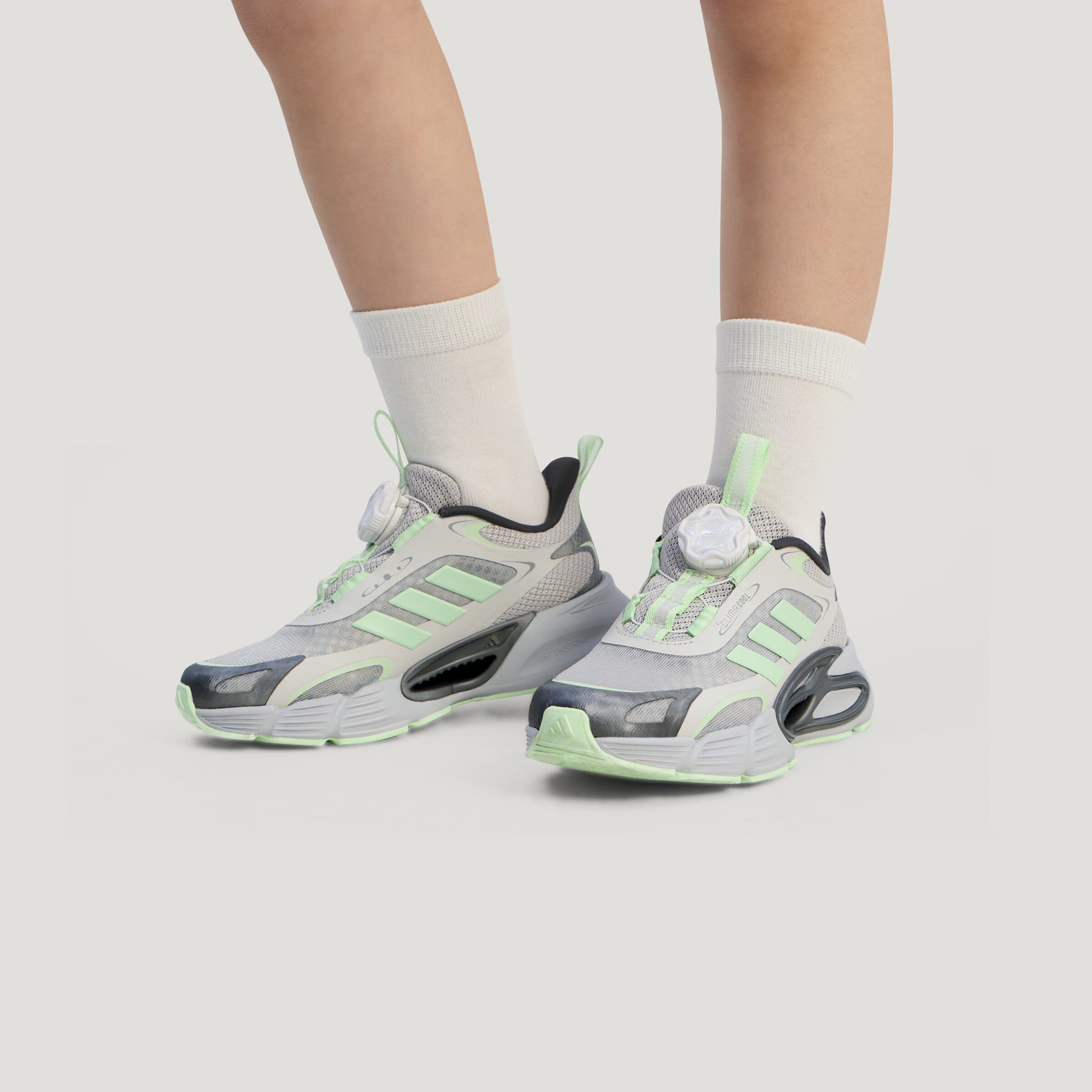 adidas阿迪达斯女小童CLIMACOOL AC HABU K运动训练跑步鞋KJ6875