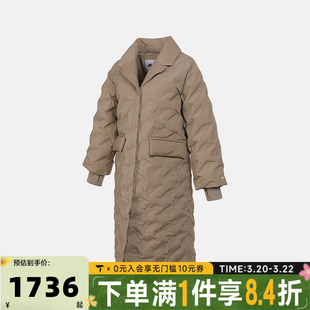 NIKE耐克女子运动休闲保暖翻领长款羽绒服外套IB2011-247