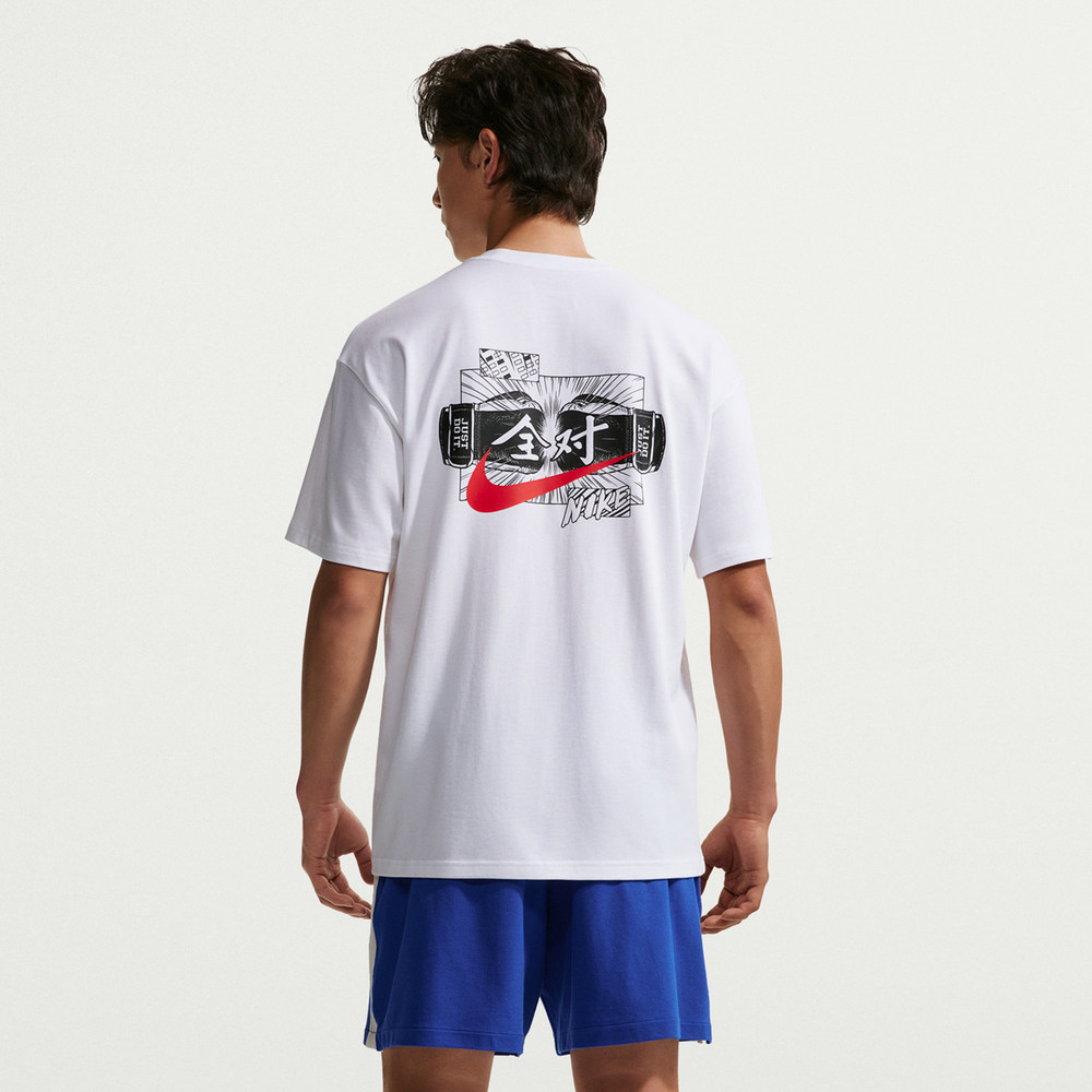 NIKE耐克男子中高考满分全对运动休闲圆领短袖T恤IR7584-100