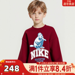 ICON CREW GCEL针织运动套头衫 677 NIKE耐克大童K HV1746 NSW