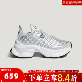 adidas阿迪达斯三叶草女鞋OZVENUZ浮蝶鞋厚底老爹鞋运动鞋KJ3971
