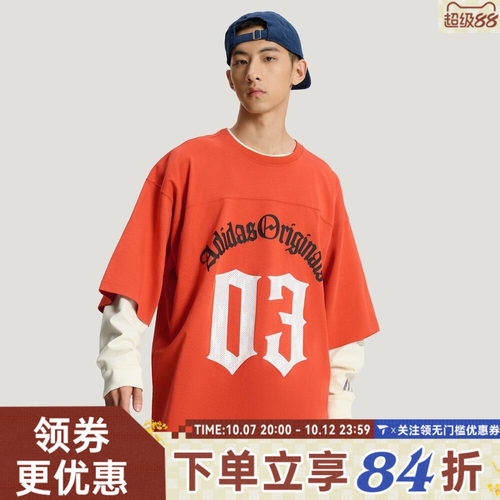 adidas阿迪达斯三叶草男子OG M TEE SS 1运动休闲短袖T恤KR0407