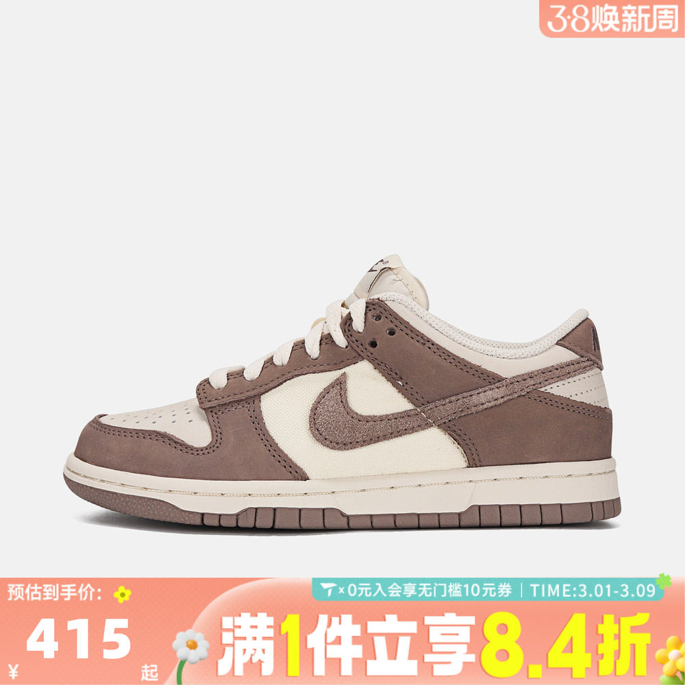 NIKE耐克男女童儿童鞋子DUNK经典大童运动休闲板鞋IB5721-100