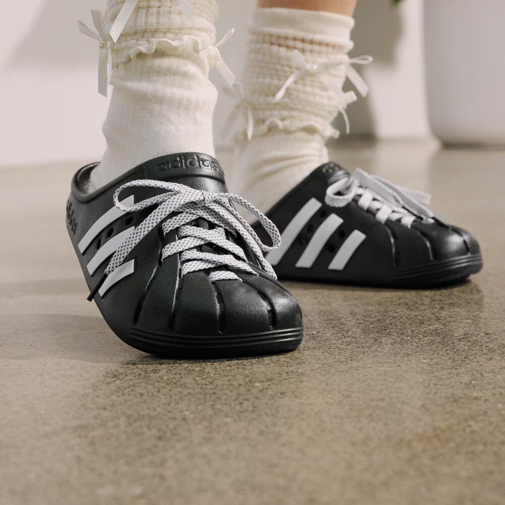 adidas阿迪达斯中性ADILETTE CLOGFOS运动休闲拖鞋洞洞鞋JH9848