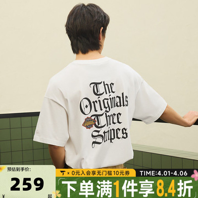 adidas阿迪达斯三叶草男子OG M TEE SS 2运动休闲短袖T恤KT3041