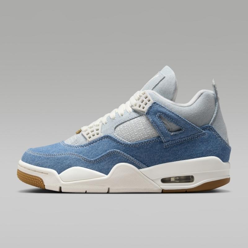 NIKE耐克女子Air Jordan 4 Retro乔丹运动训练篮球鞋IB6716-100