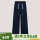 adidas阿迪达斯三叶草男子三条纹运动休闲宽松长裤 KW5669