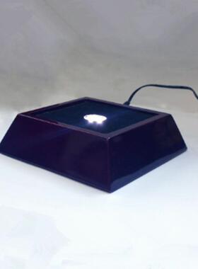 3828RB-2 5灯白灯红色梯形木制摆件发光灯座