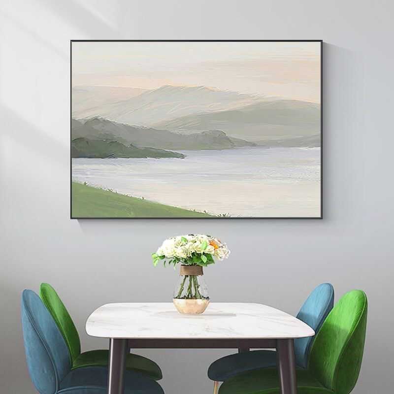 新北欧只此青山横版电表箱装饰画C免打孔客厅餐厅壁画电闸开关盒,家居饰品,现代装饰画,淘宝优惠券,粉丝福利购,淘宝优惠卷