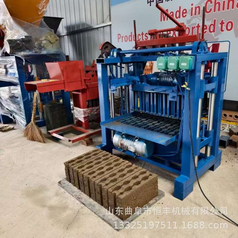 电动混凝土制砖头机械 4-40型制砖机 多孔空心水泥制砖机多款磨具