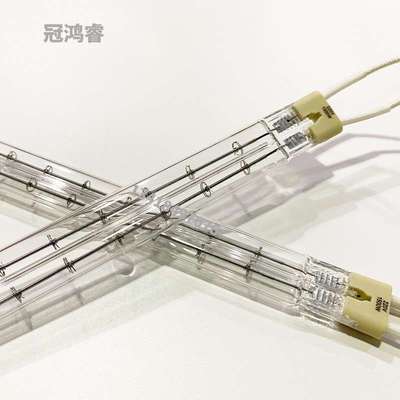 红外线双管透明1.5KW 270MM注塑机烧结炉220VIR加热灯管吹瓶机灯