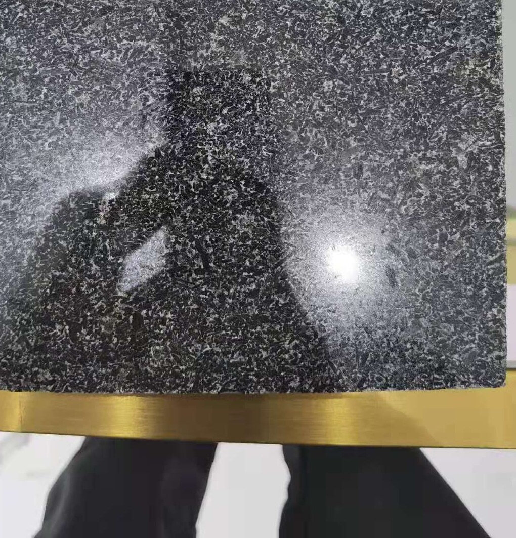 滨州青石材青石火烧板芝麻黑 广场地铺砖 庭院广场铺设花岗岩石材