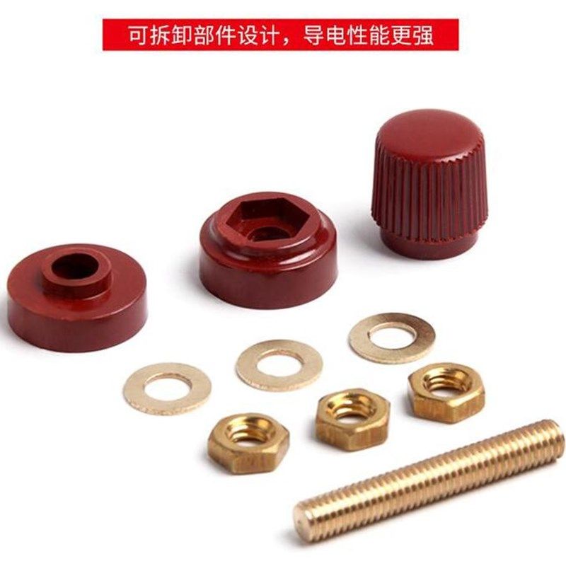 全铜接线柱铜接地柱逆变器锂电池接线器电焊机接线端子M6/8/10MM