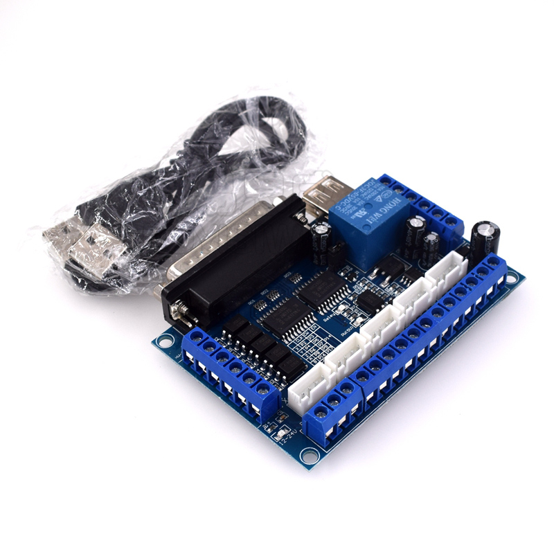 MACH3雕刻机 5轴步进电机驱动器控制板接口板带光耦隔离