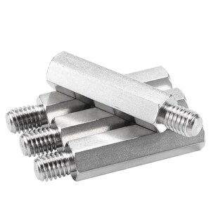 304不锈钢单头六角螺柱阴阳隔离柱M2M2.5M3 6x7x8x9x10x11x15