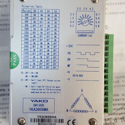 研控(YAKO)三相步进电机驱动器YKB3606MA/YKA3606MA   2手的