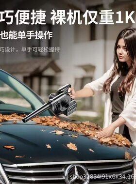 鼓风机充电式小型锂电吹风机大功率工业两用电脑车载清吸灰除尘器