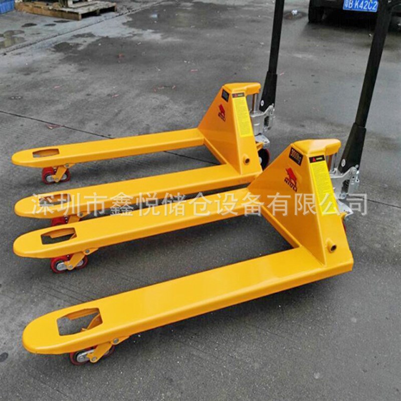 手动叉车 2吨3吨搬运车 液压托盘地牛手动拖车