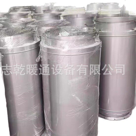 304硅酸铝保温双层风管不锈钢风机锅炉烟囱排烟管双进风鼓风机