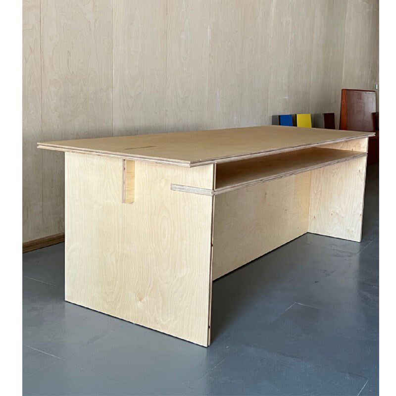 商用工作室会议桌接待多人洽谈桌小型简易工作台写字台电脑桌书桌