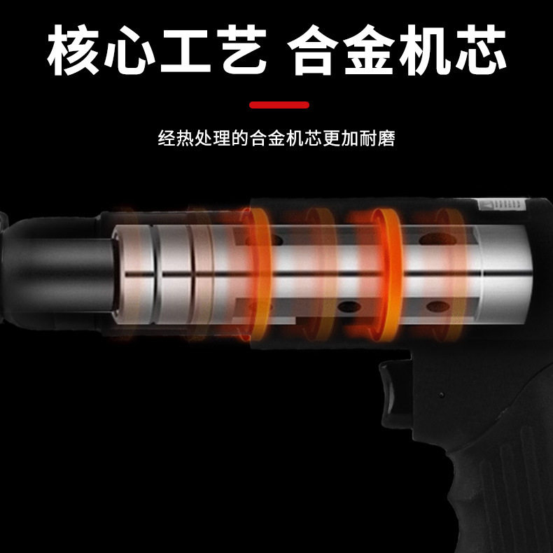 台湾耐威气铲冲击强力气锤振动敲击凿除锈枪剃刹车片气动工具铲刀