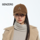 GENZERO「em」刺绣钻戒棒球帽休闲可调节弯檐帽子男女同款 鸭舌帽