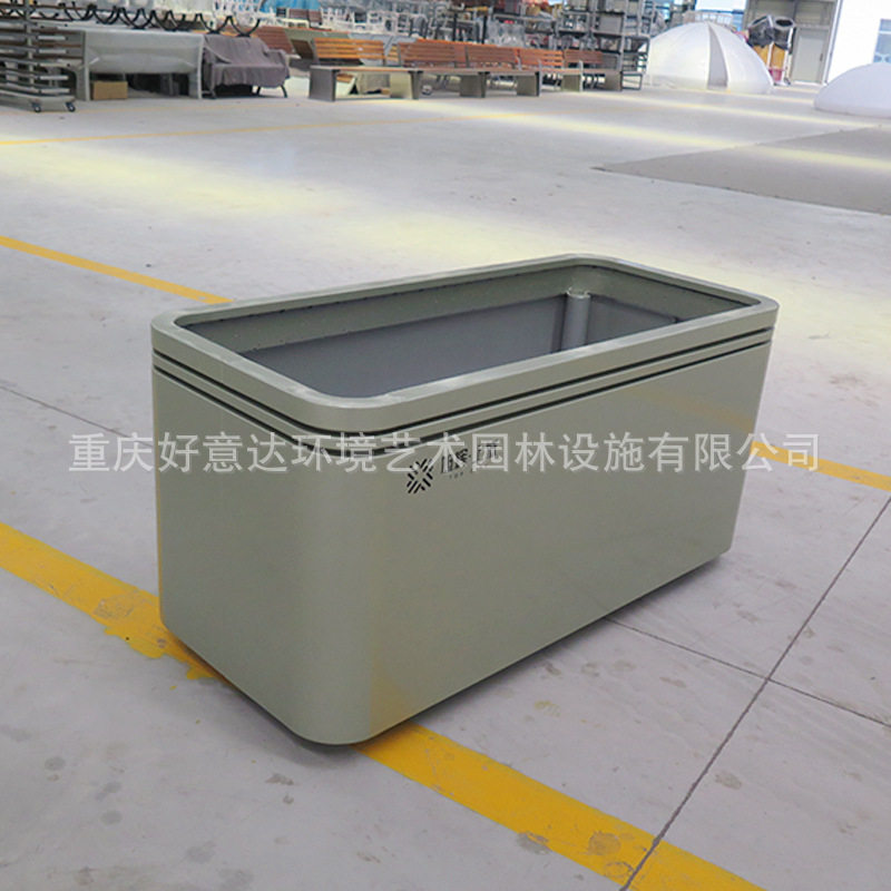 户外园林景观花箱 商业街外摆隔断大花钵 小区公园金属移动轮花盆,金属材料及制品,不锈钢制品,淘宝优惠券,粉丝福利购,淘宝优惠卷