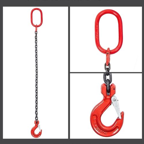 德国进口吊钩链钩子起重链条单双钩四钩吊索具吊车叉车吊链模具索