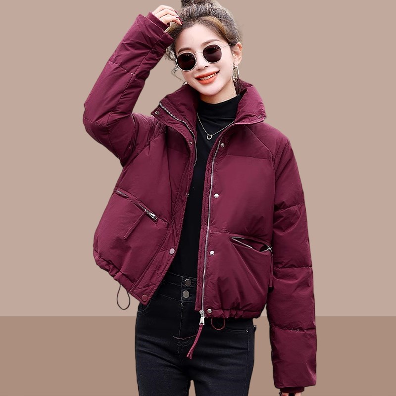 短款羽绒棉服女款20n24冬季新款小个子棉衣棉袄保暖面包服加厚外