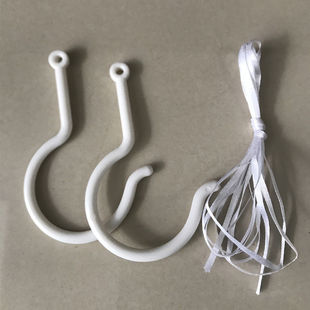 速发家用蚊帐钩子学生床帘白色塑料帐勾蚊M帐配件挂钩帐钩吊钩账