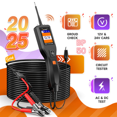 Ancel PB50 Car Battery Tester 12V 24V Power电气电路测试工具