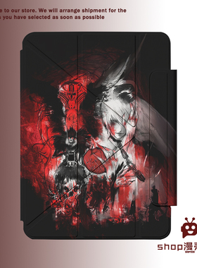 shop漫壳机动Death Note流克平板保护套适用于苹果ipadpro2024/air6/11英寸/6/5/4/mini7/亚克力磁吸Y折/