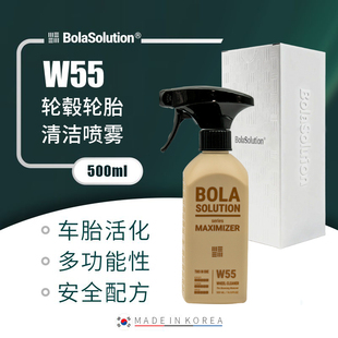 BOLA 轮毂轮胎清洁喷雾W55汽车清洁钢圈去污铁粉洗车 SOLUTION