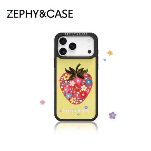 ZEPHY&CASE｜花在草莓中 防摔 轻薄 磁吸适用iPhone手机壳17/16