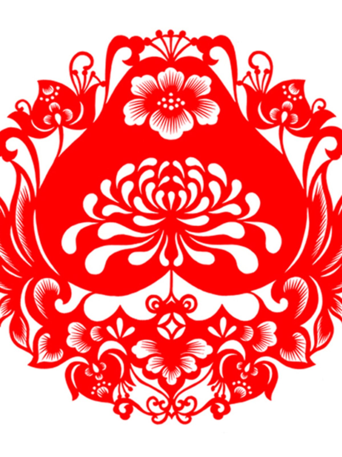 纯手工剪纸 寿桃贺岁剪纸摆台 祝寿送朋友长辈生日礼物