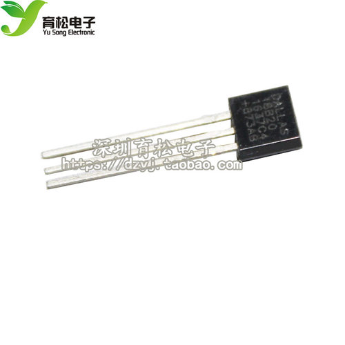 原装 DS18B20+ 可编程数字温度器/温度传感器 TO-92