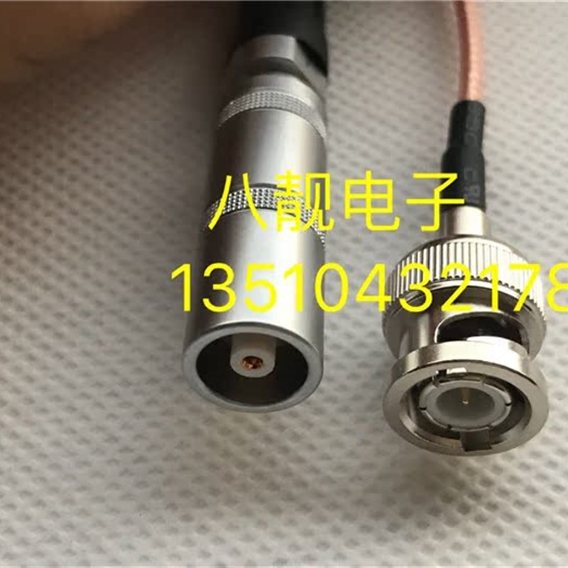 雷默FFA 1S单芯转BNC公超声波探头线LEMO C9母头转QZ9探伤仪线
