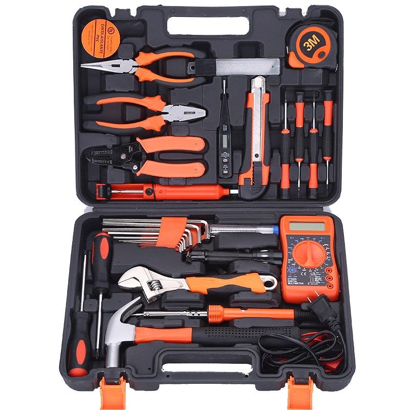 哈博电工套装 家用五金工具箱 电子电讯万用表螺丝刀工具套装组合,纺织面料/辅料/配套,其他纺织机械,淘宝优惠券,粉丝福利购,淘宝优惠卷