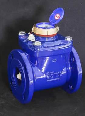 现货法兰水表LL-d150/100/80/65/50工业用宁波国标大口径水平螺翼