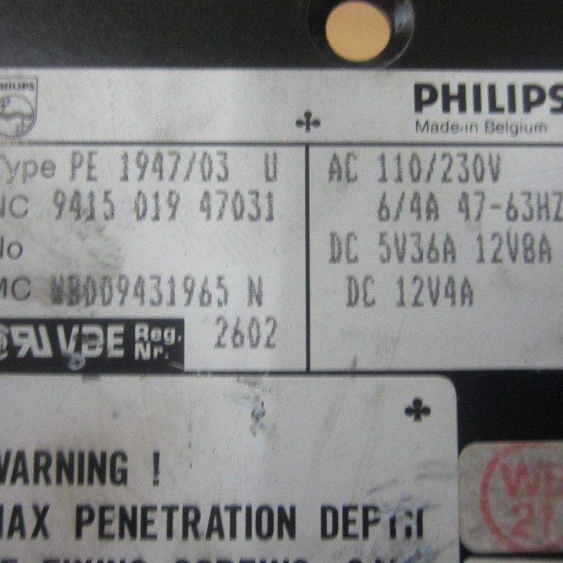 进口电源 PE 1947/03 U  DC 5V-36A 12V-8OA 12V-4A  多路输出