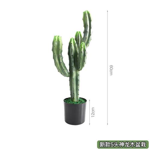 仿真仙人掌盆栽植物北欧仙人柱假场景绿植橱窗装饰摆件