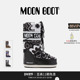 白色ICON Moon FLOWER高筒雪地靴 男女同款 黑色 Boot经典 款