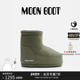 Boot经典 款 男女同款 Moon 军绿色ICON NOLACE低帮橡胶雪地靴