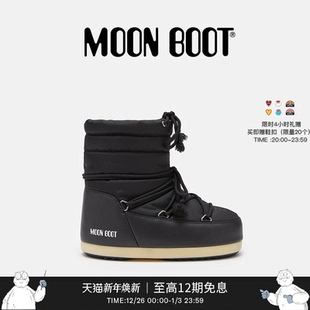 不分左右黑色EVX Moon 男女同款 款 低帮尼龙雪地靴 Boot经典